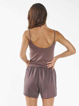 HEMP LOUNGE SHORT PLUM