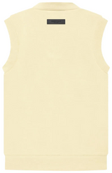 V NECK VEST CANARY