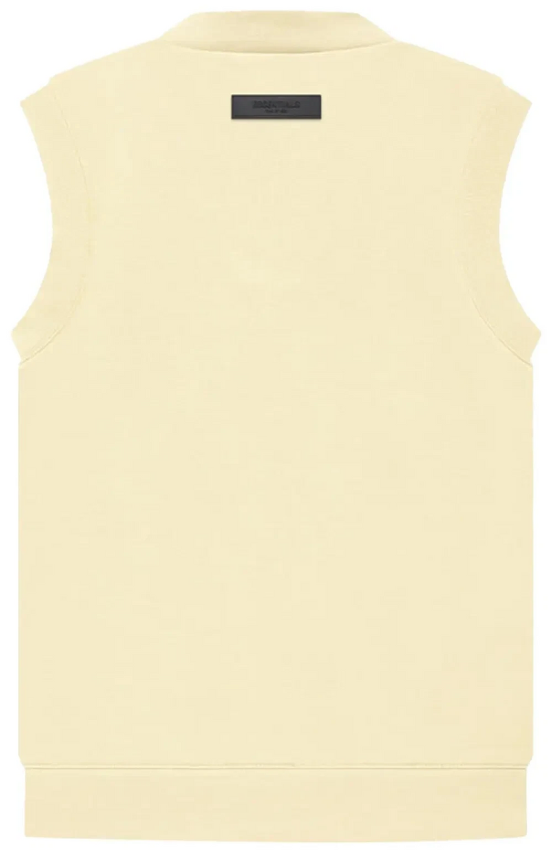V NECK VEST CANARY