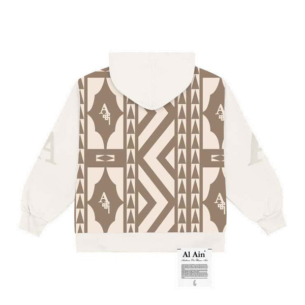 HOODIE - "NAVAJO" - WHITE