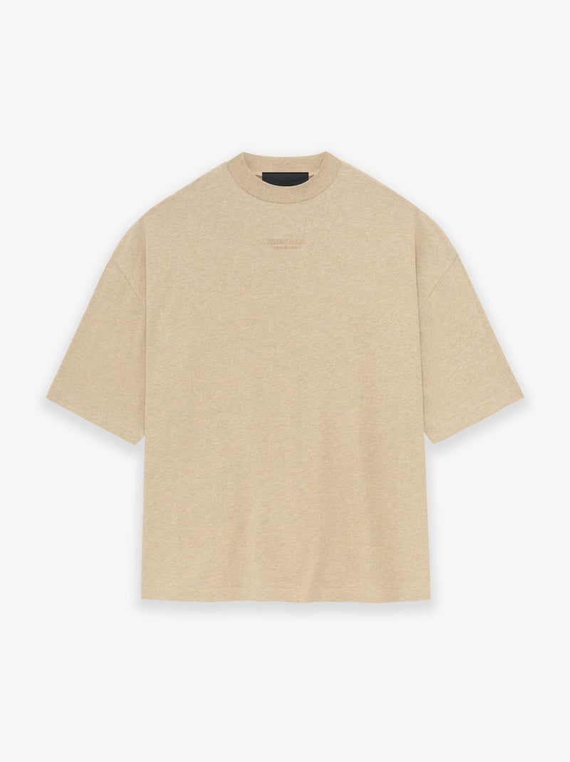 ESSENTIALS TEE GOLD HEATHER