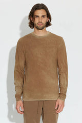 CLASSIC CREW LONG SLEEVE VINTAGE CLAY
