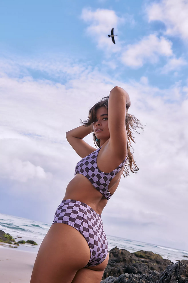 AALTO RIB HIGH WAIST BIKINI BOTTOM