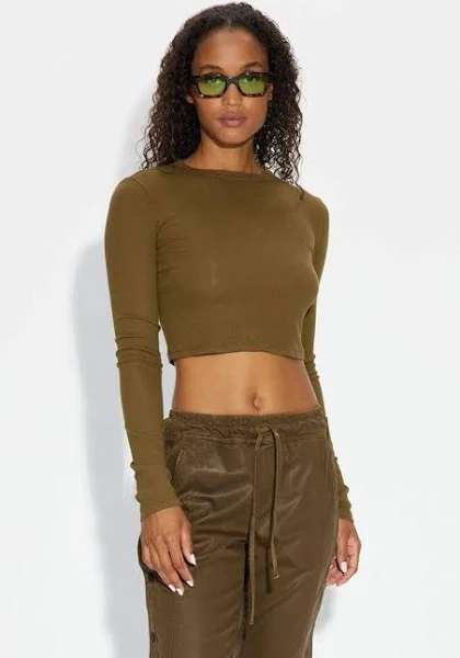 VERONA CROP SHIRT BRONZE