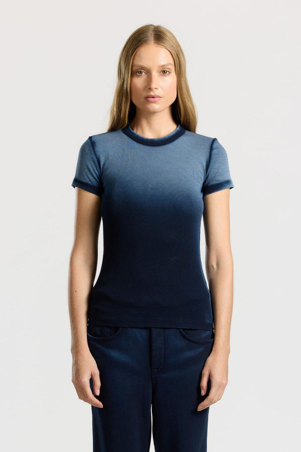 VERONA TEE  NAVY CAST