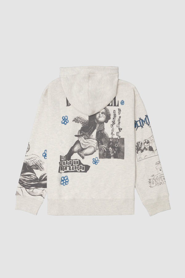 YOUNG ONES PULLOVER HOODIE - GREIGE