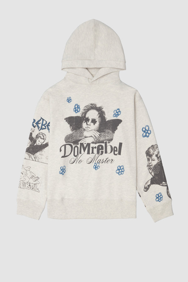 YOUNG ONES PULLOVER HOODIE - GREIGE