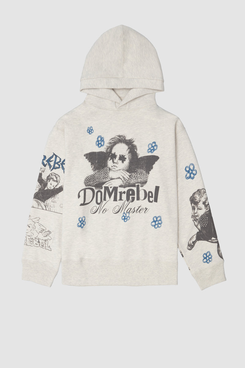 YOUNG ONES PULLOVER HOODIE - GREIGE