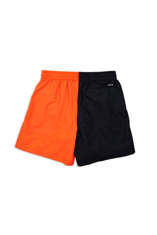 BOSSI SPLIT SHORT - BLACK/ORANGE