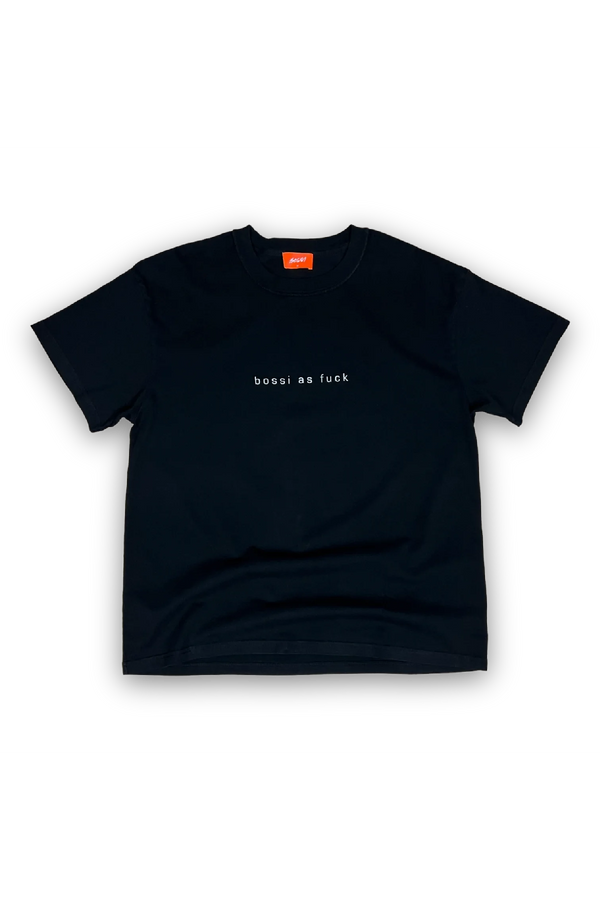 BOSSI AS FUCK TEE-BLACK XS / Black