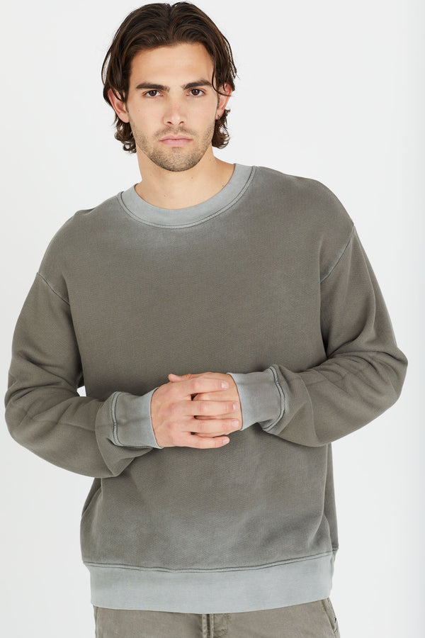 Bronx Crew Sweatshirt-Vintage Taupe