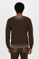 Bronx Crew Sweatshirt-Vintage Espresso