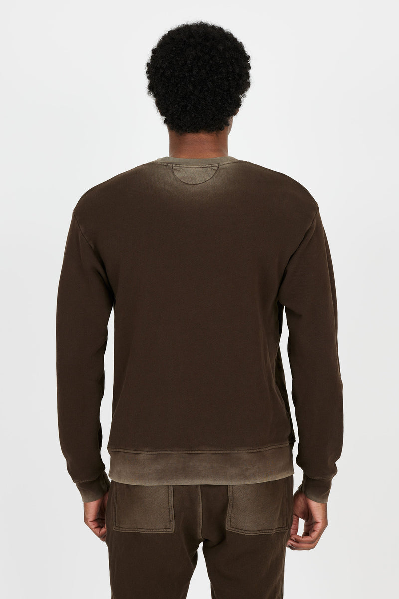 Bronx Crew Sweatshirt-Vintage Espresso